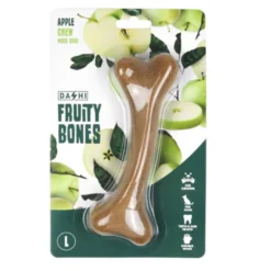 Dashi Fruity Bone Maça Mordedor em forma de osso para cães