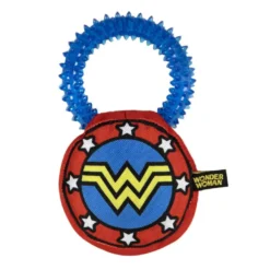 DC Comics Wonder Woman Anel Mordedor com Peluche para cães