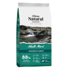 Dibaq Natural Moments Adult Maxi Frango & Peru ração para cães