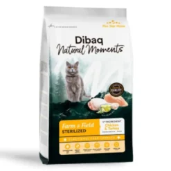 Dibaq Natural Moments Farm&Field Sterilized Ração para gatos