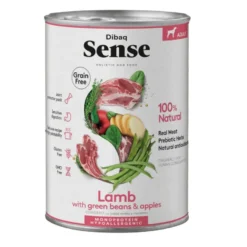 Dibaq Sense Grain Free Adult Borrego lata para cães