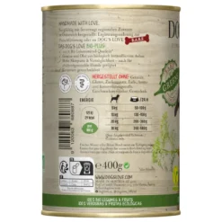 Dog's Love Adulto Bio Greens Vegan lata para cães