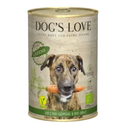 Dog's Love Adulto Bio Greens Vegan lata para cães