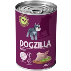 Dogzilla Adult Coelho em lata para cães