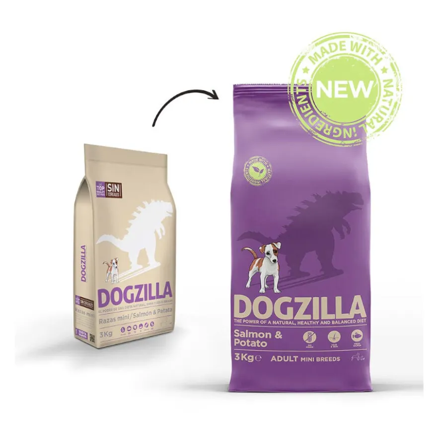 Dogzilla Grain Free Mini Salmão