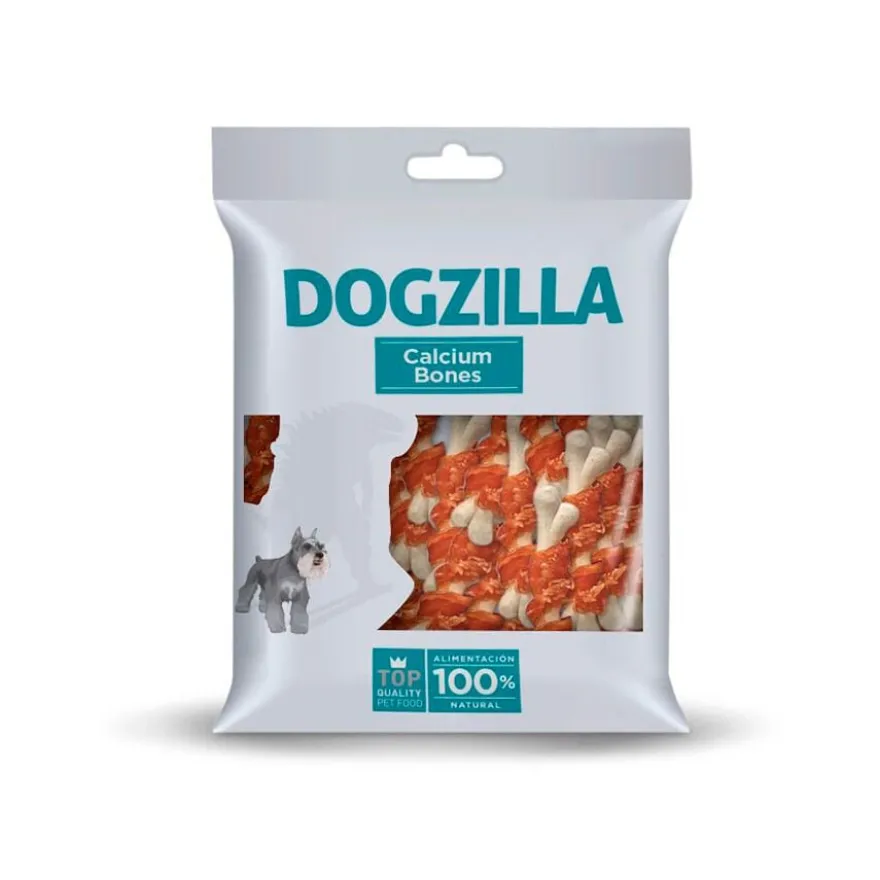 Dogzilla Snacks dentários Calcium Bones para cães
