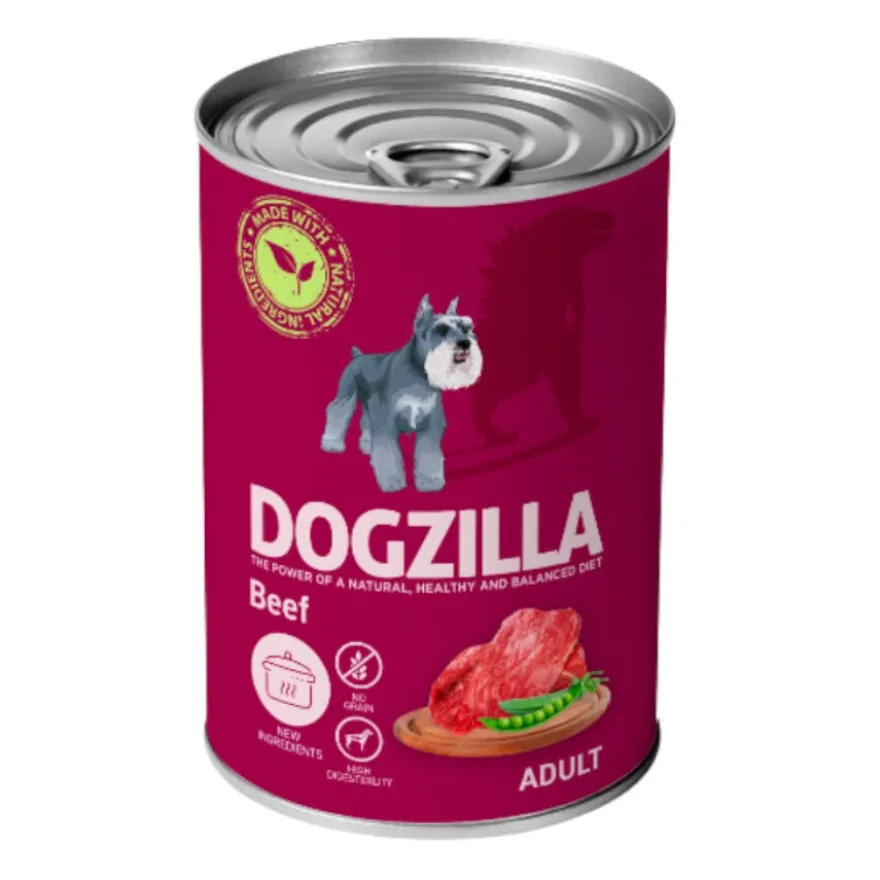 Dogzilla vitela lata para cães