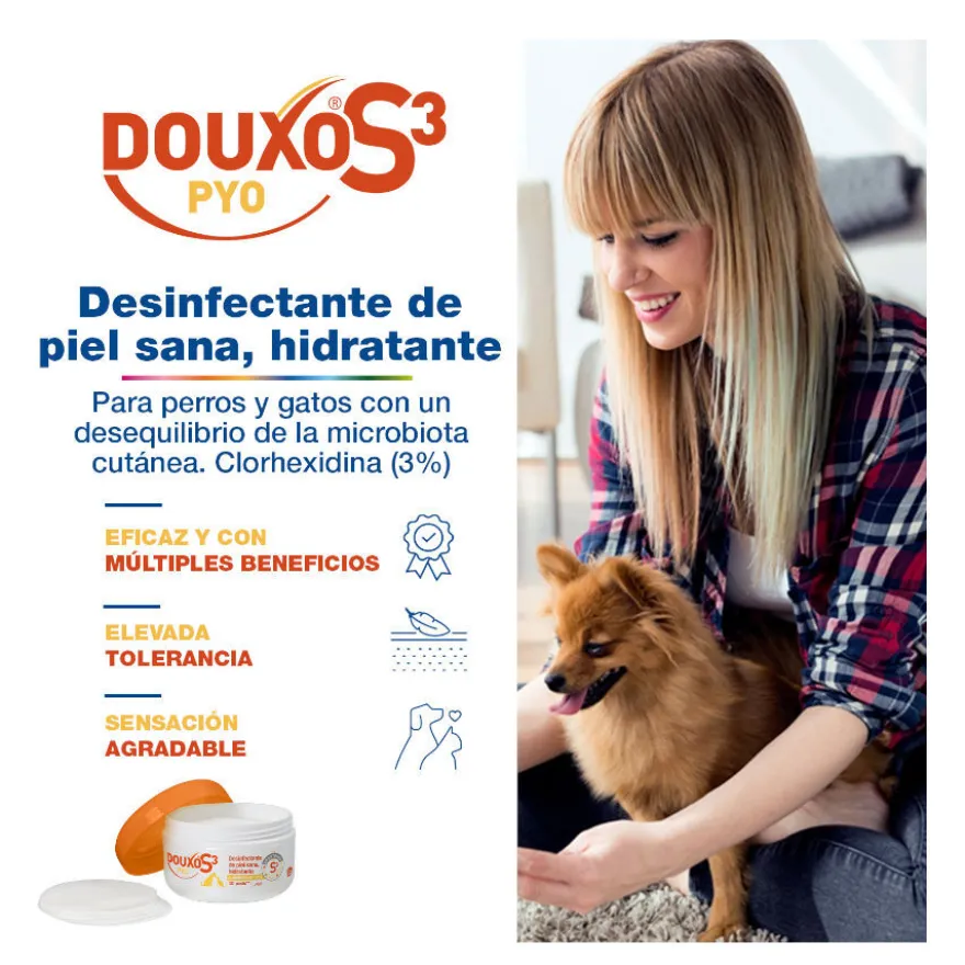 Douxo Pya Algodão Desinfetante para cães e gatos