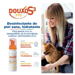 Douxo S3 Pyo Espuma Desinfetante para cães e gatos