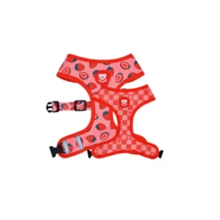 Dukier Arnês Reversível estampado Berry Love para cães