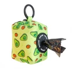 Dukier Avocado Porta-sacos com gancho para cães