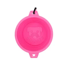 Dukier Bebedouro dobrável rosa para cães