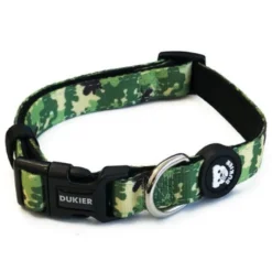 Dukier Camo Coleira com estampado de camuflagem para cães