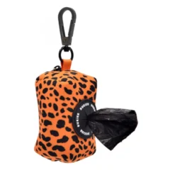 Dukier Cheetah Porta-sacos com gancho para cães