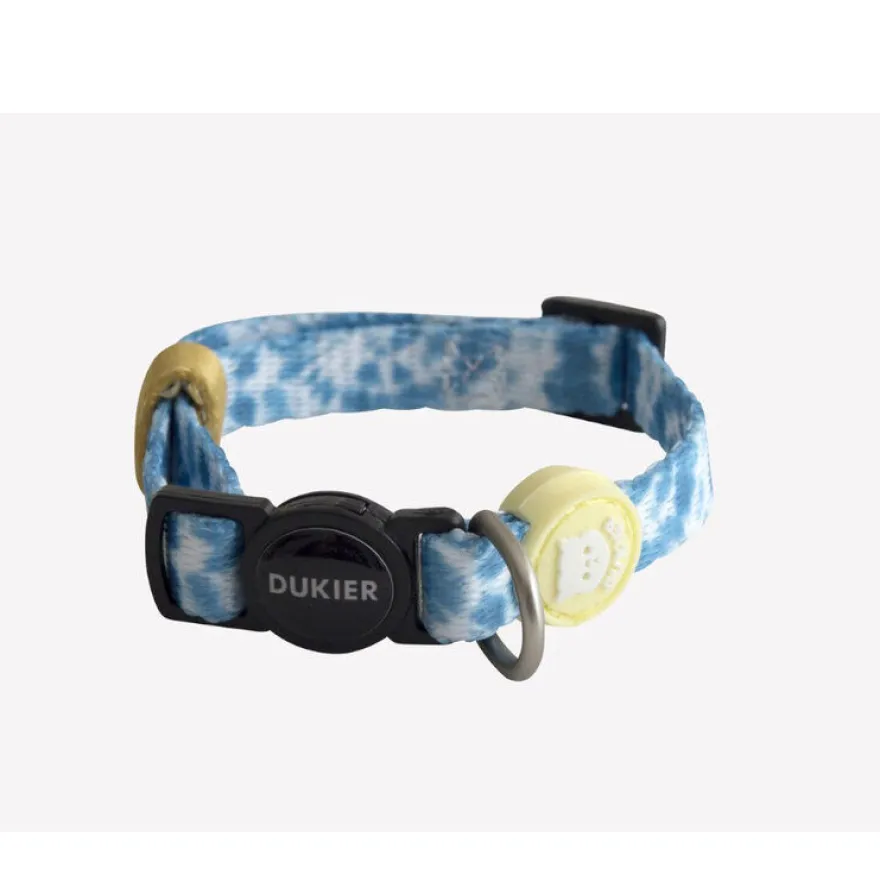 Dukier Coleira Estampado Tie Dye para gatos