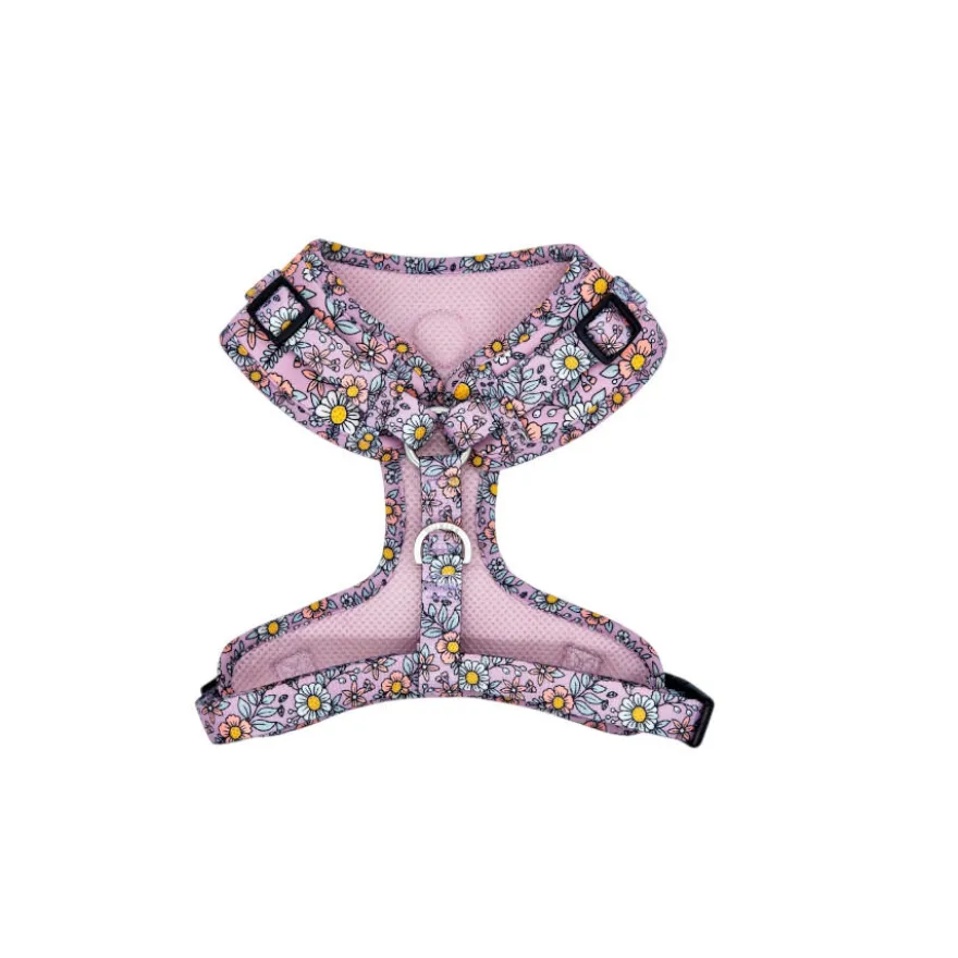 Dukier Flower Power Peitoral ajustável para cães
