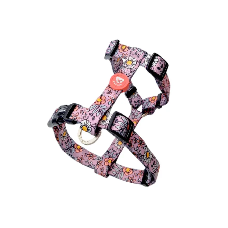 Dukier Flower Power Peitoral Clássico para cães