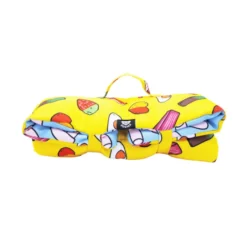 Dukier Manta de viagem com estampado de biscoitos para cães