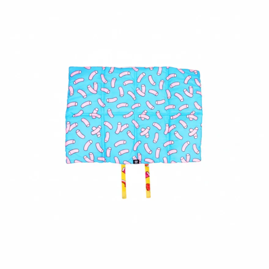 Dukier Manta de viagem com estampado de biscoitos para cães