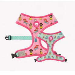 Dukier Peitoral reversível com estampado de princesa para cães