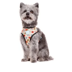 Dukier Peitoral reversível com estampado de tatuagem para cães