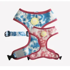 Dukier Peitoral reversível estampado Tie Dye para cães
