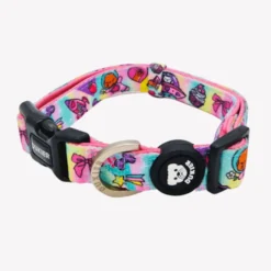 Dukier Pink Galaxy Coleira para cães