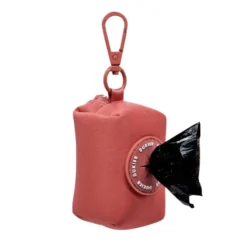 Dukier Porta-sacos cor terracota para cães