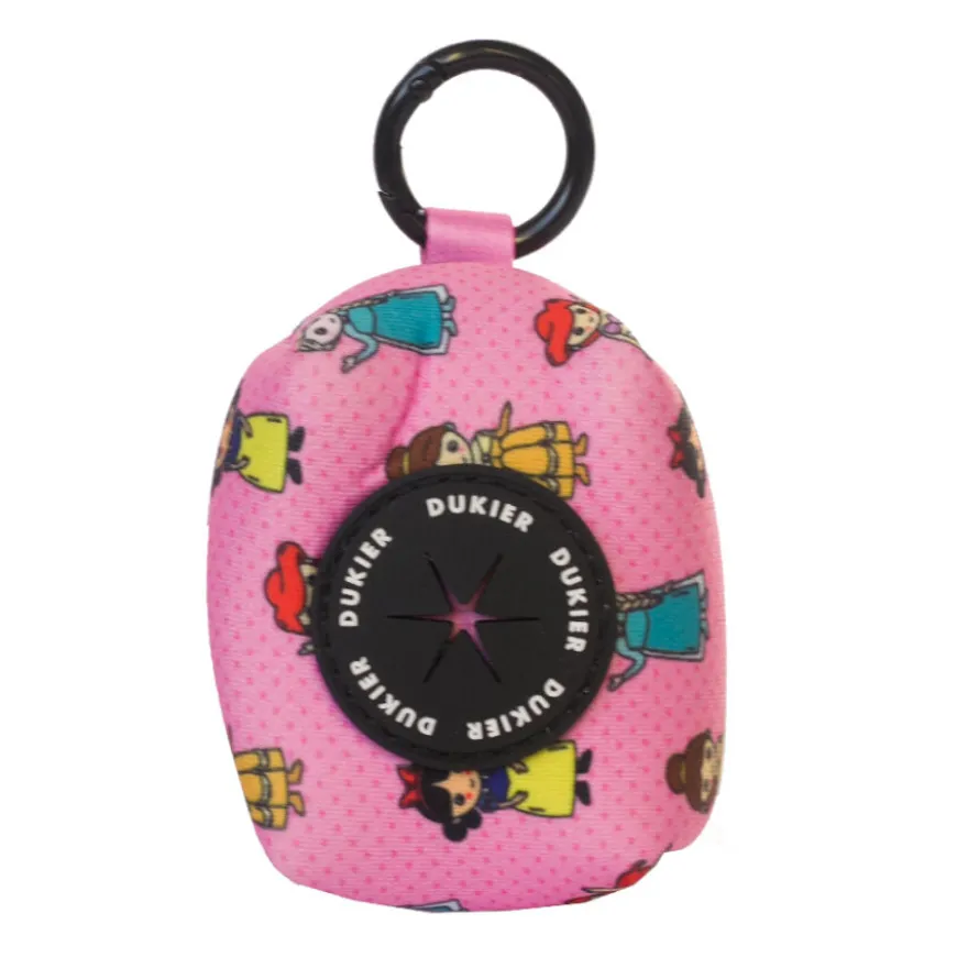 Dukier Princess Porta-sacos com gancho para cães