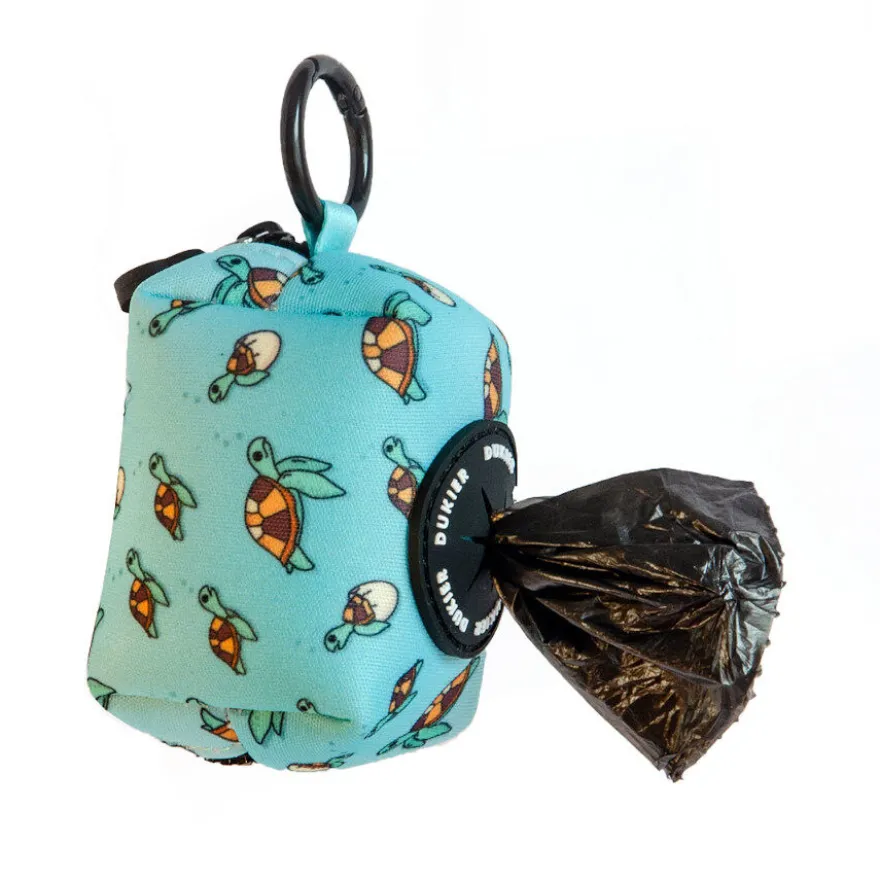 Dukier Turtle Porta-sacos com gancho para cães