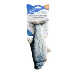 Duvoplus Peixe de brinquedo Catch'n Play para gatos
