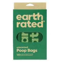 Earth Rated Easy Tie Sacos com asas para as fezes de cão