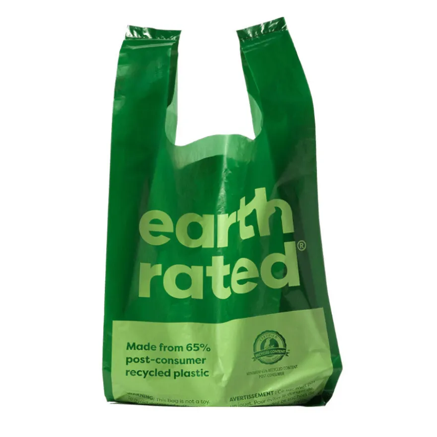 Earth Rated Easy Tie Sacos com asas para as fezes de cão