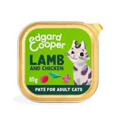 Edgard & Cooper Adult Cordeiro e Frango em Patê terrina para gatos