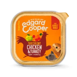 Edgard & Cooper Adult Frango e Peru taerrina para cães