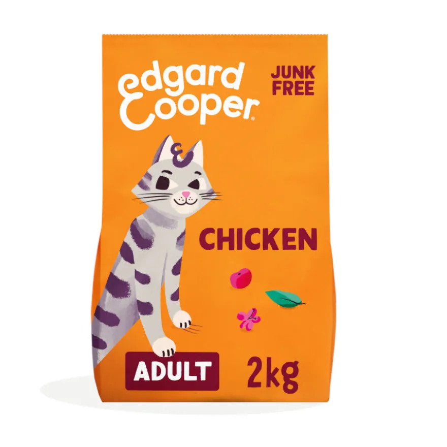 Edgard & Cooper Adult Frango ração para gatos