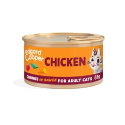 Edgard & Cooper Adult Pedaços de Frango com molho em lata para gatos