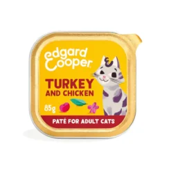 Edgard & Cooper Adult Peru e Frango em Patê terrina para gatos