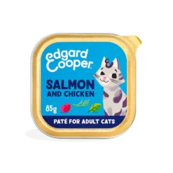 Edgard & Cooper Adult Salmão e Frango em Patê terrina para gatos