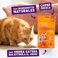 Edgard & Cooper Biscoitos Crunchies Frango para gatos