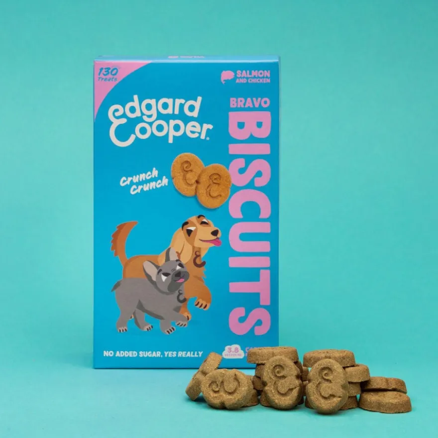 Edgard & Cooper Biscoitos de Salmão e Frango para cães