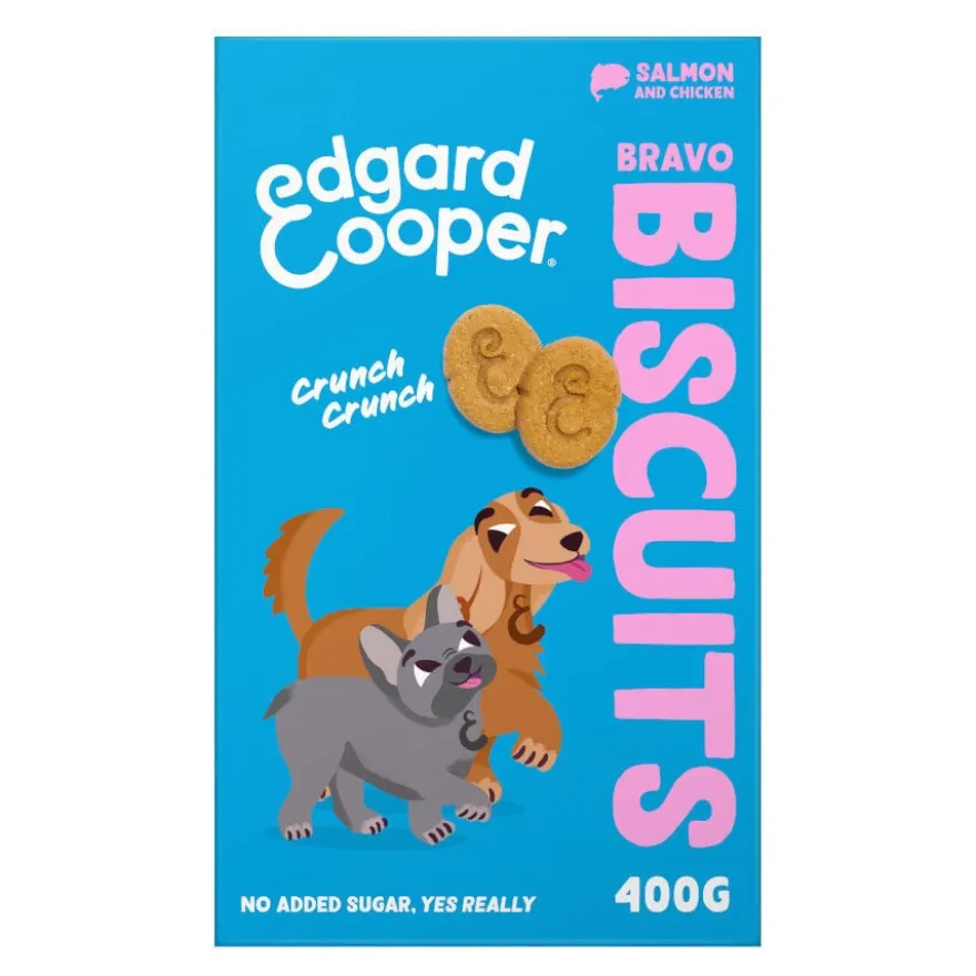 Edgard & Cooper Biscoitos de Salmão e Frango para cães