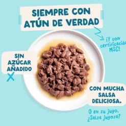 Edgard & Cooper Comida húmida de atum e frango em molho em saquetas para gatos