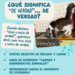 Edgard & Cooper Comida húmida de atum e frango em molho em saquetas para gatos