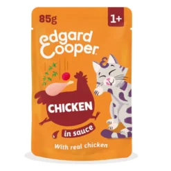 Edgard & Cooper Comida húmida de frango em molho em saqueta para gatos