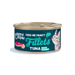 Edgard & Cooper Comida húmida Filetes de Atum e Camarão em Caldo em lata para Gatos