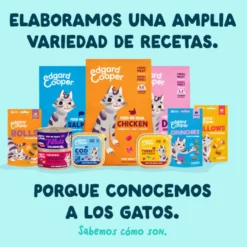 Edgard & Cooper Comida húmida Filetes de Atum e Camarão em Caldo em lata para Gatos
