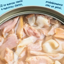 Edgard & Cooper Comida húmida Filetes de Atum e Lula em Caldo em lata para gatos