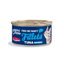 Edgard & Cooper Comida húmida Filetes de Atum em Caldo em lata para gatos