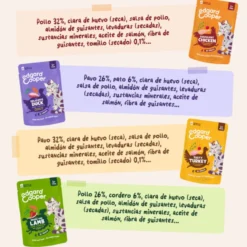 Edgard & Cooper Feasts from the farm em molho em saqueta para gatos